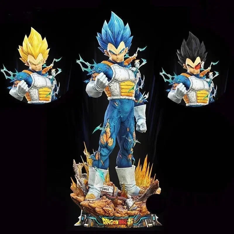 Dragon Ball Vegeta Figure 3 Heads 23cm Pvc Model Action Figures Gk Statue Collection Room Decoration Model Kids Birthday Gifts Dragon Ball Vegeta Figure 3 Heads 23cm Pvc Model Action Figures Gk Statue Collection Room Decoration Model Kids Birthday Gifts